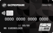 Логотип Газпромбанк UnionPay Diamond
